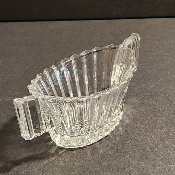 Elegant Depression Glass Heisey Ridgeleigh Creamer, Sugar, and Tray - Picture 11 of 13